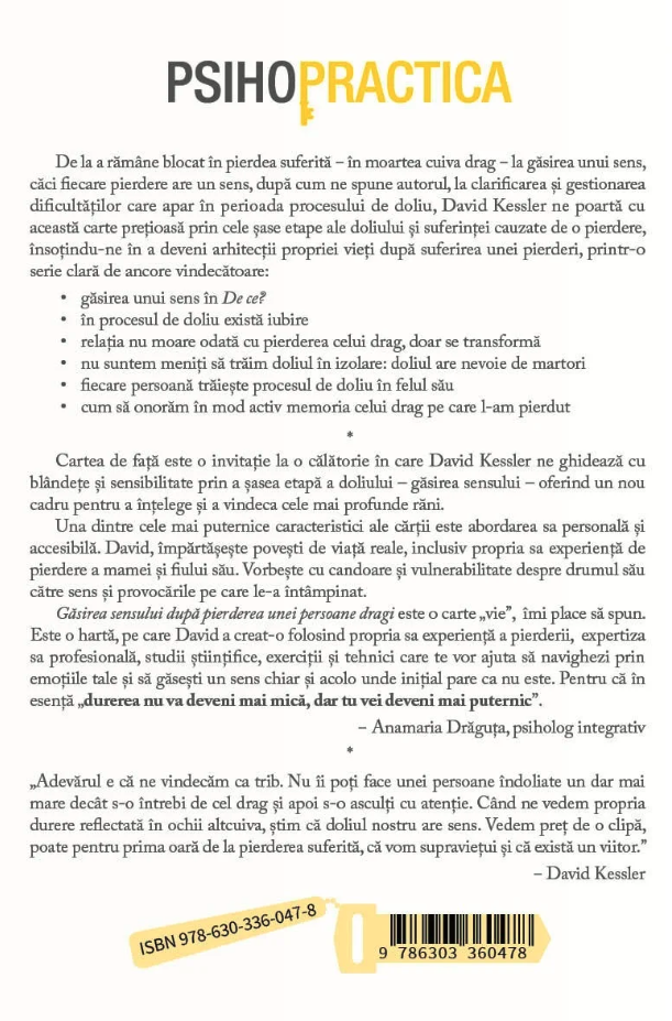 Gasirea sensului dupa pierderea unei persoane dragi - David Kessler [2]
