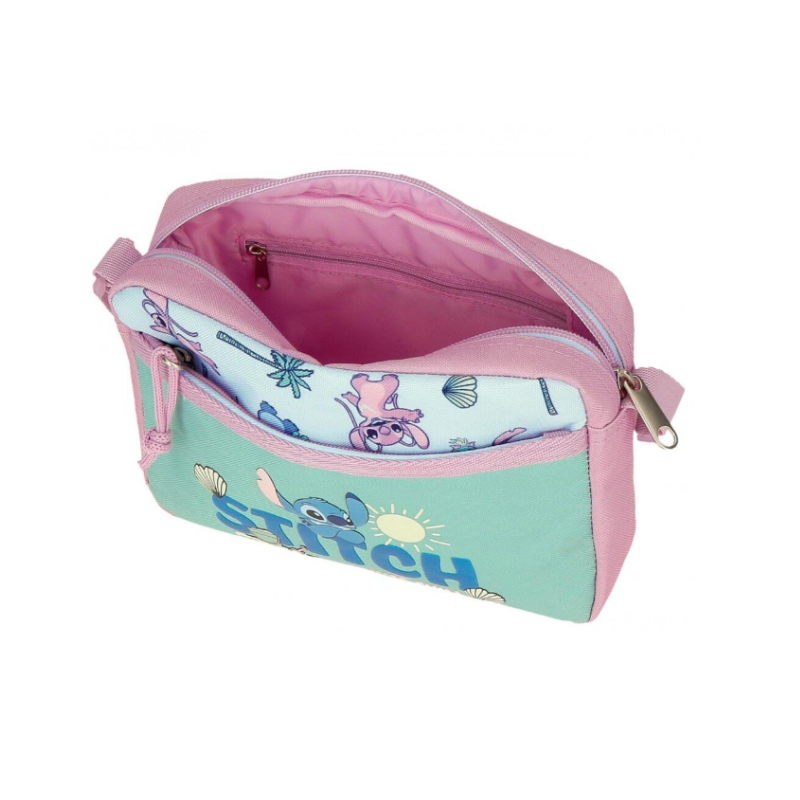 Geanta de umar fete Disney Stitch just chill roz 21 cm [3]