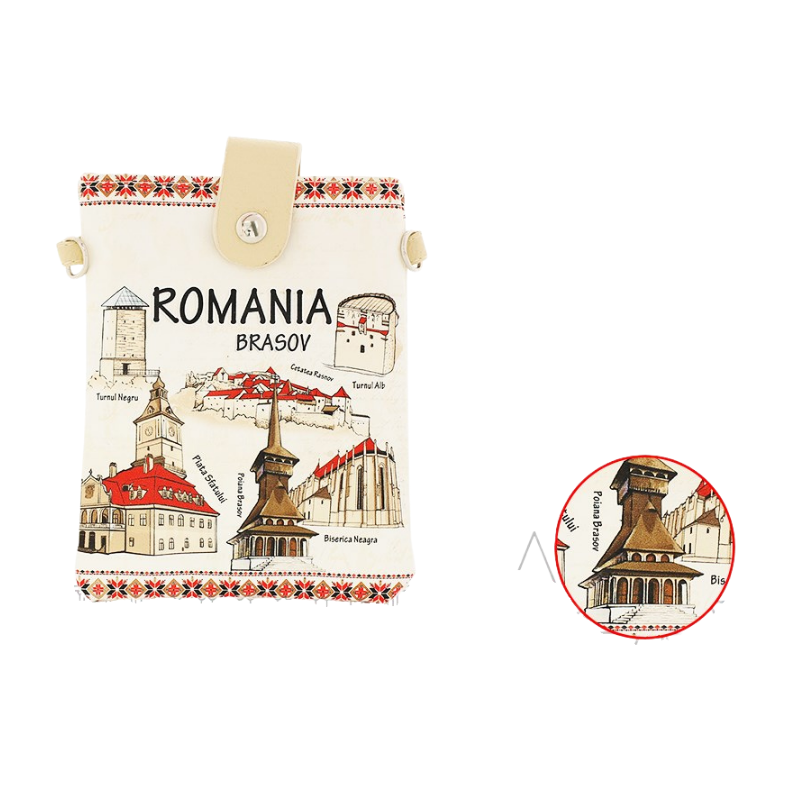 Geanta suvenir Brasov 16x12 cm [1]