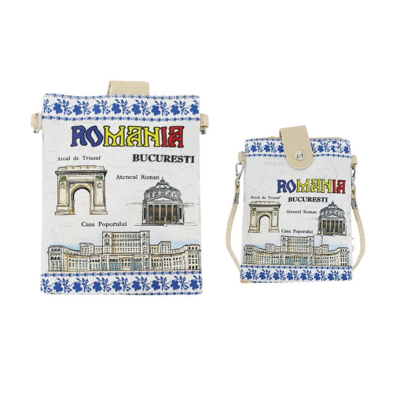 Geanta suvenir Bucuresti 16x13 cm [1]
