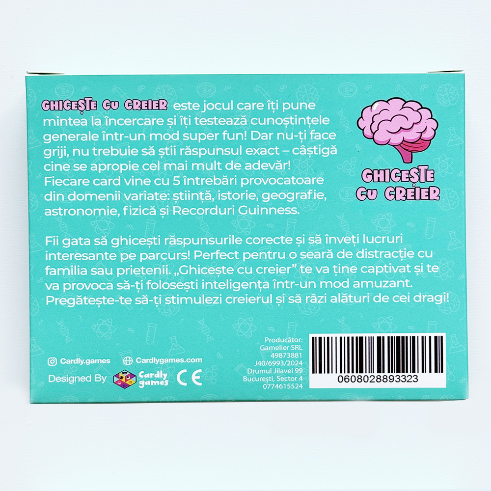 Joc de societate: Ghiceste cu creier [2]