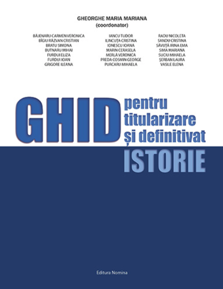 Ghid pentru titularizare si definitivat - Istorie [1]