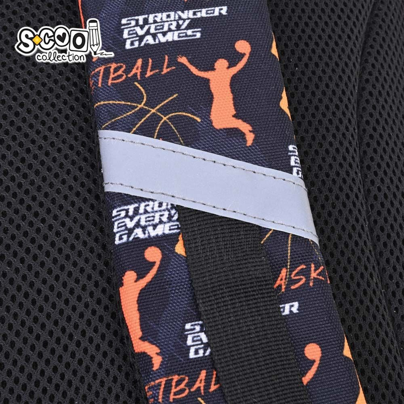 Ghiozdan ergonomic 3D multicolor 28L Basketball S Cool Collection [6]