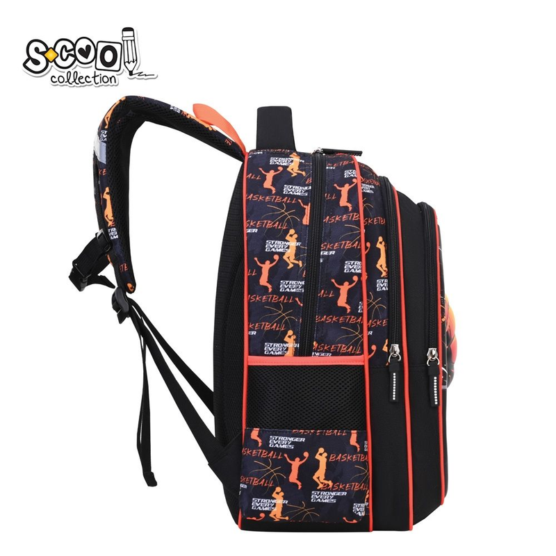 Ghiozdan ergonomic 3D multicolor 28L Basketball S Cool Collection [3]