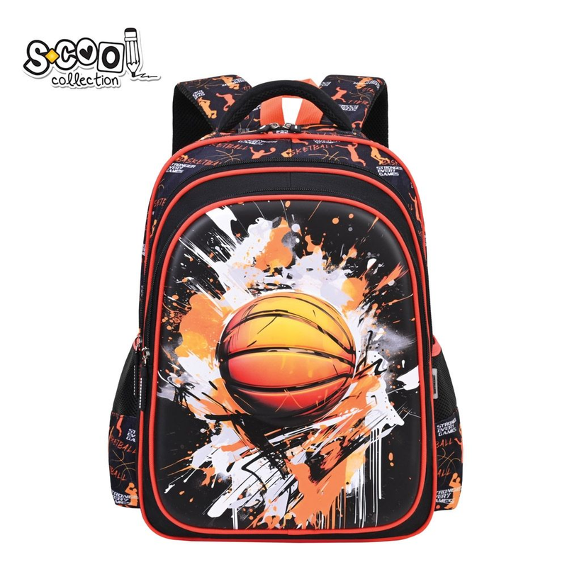 Ghiozdan ergonomic 3D multicolor 28L Basketball S Cool Collection [1]