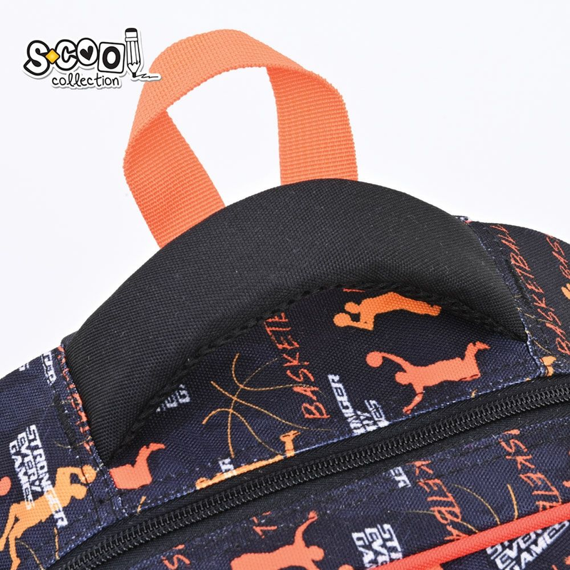 Ghiozdan ergonomic 3D multicolor 28L Basketball S Cool Collection [5]