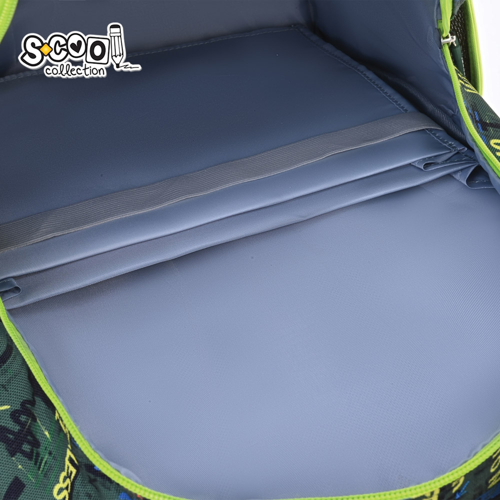 Ghiozdan 3D ergonomic Fearless S-COOL 28L verde [8]