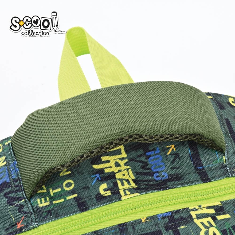 Ghiozdan 3D ergonomic Fearless S-COOL 28L verde [6]