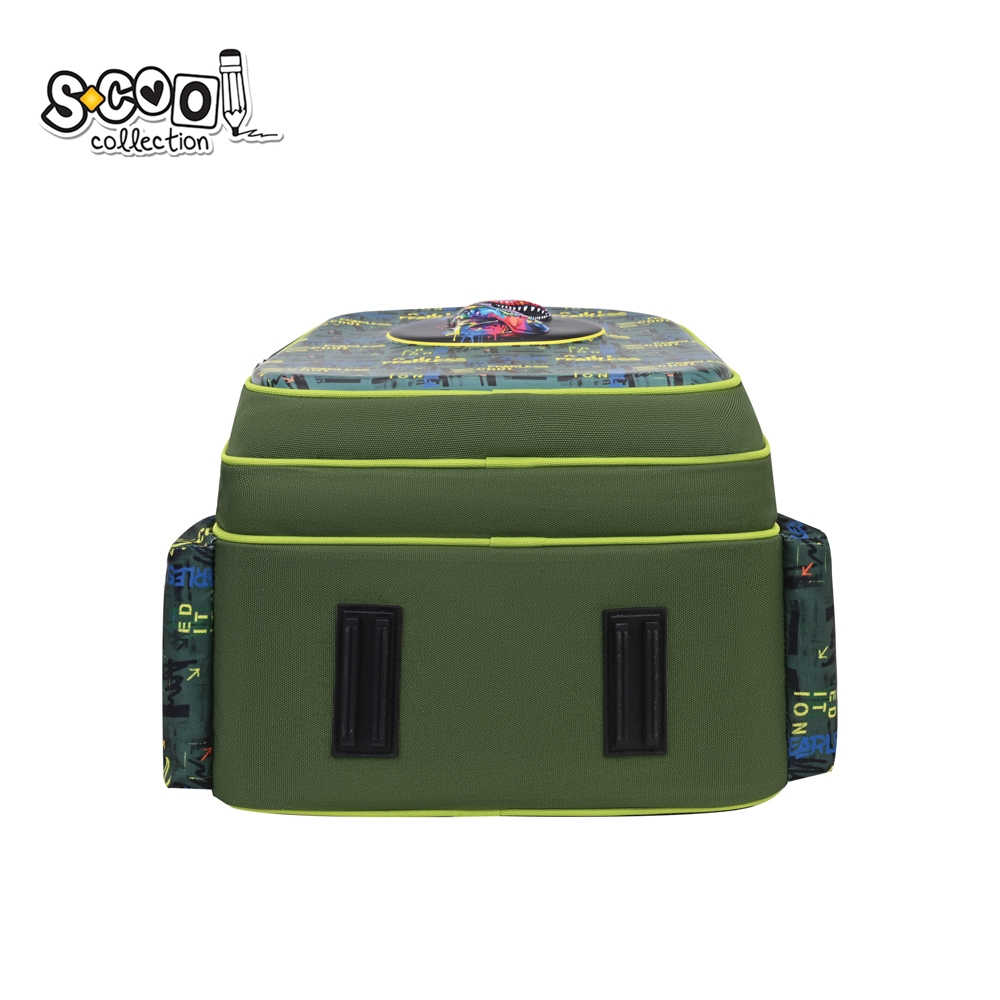Ghiozdan 3D ergonomic Fearless S-COOL 28L verde [4]