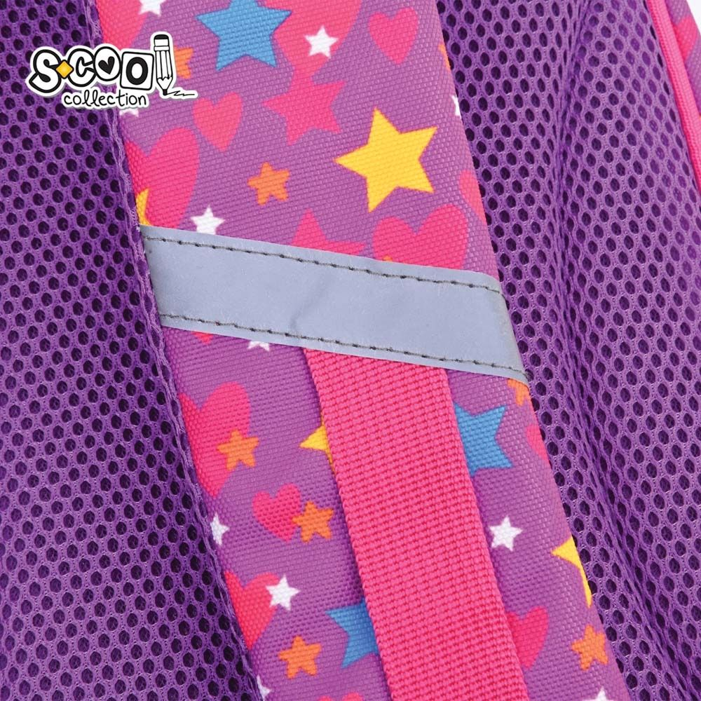 Ghiozdan fete 3D ergonomic unicorn S-Cool 28L [7]