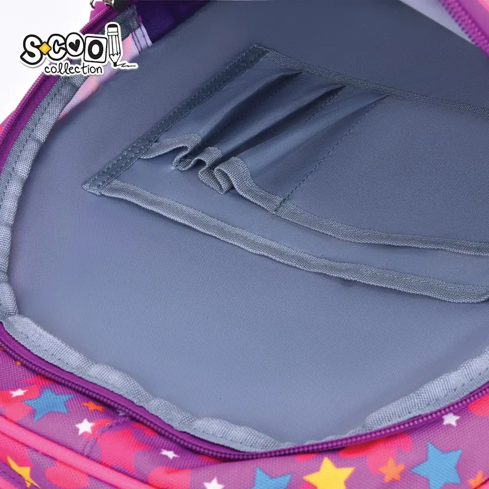 Ghiozdan fete 3D ergonomic unicorn S-Cool 28L [9]