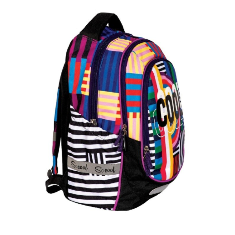 Ghiozdan anatomic multicolor 41 cm S Cool Collection [2]