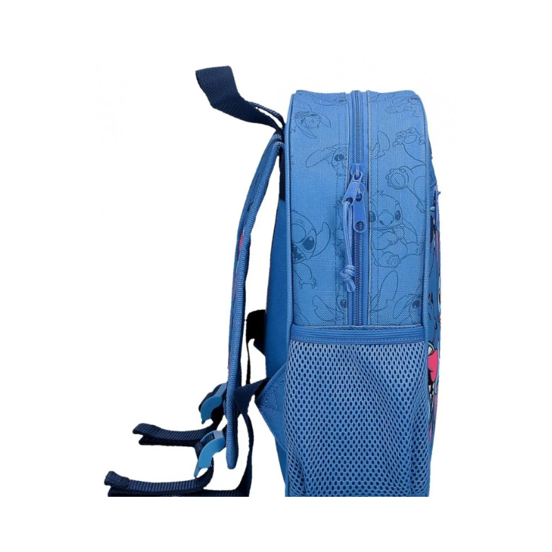 Ghiozdan gradinita Disney adaptabil Happy Stitch baieti albstru 5L [4]