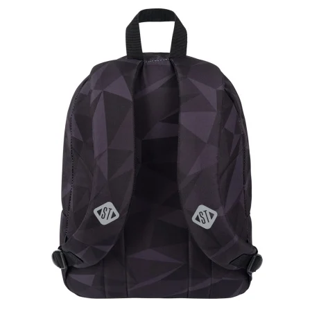 Ghiozdan St. Right Geometric Grey cu 1 compartiment 16 L [2]