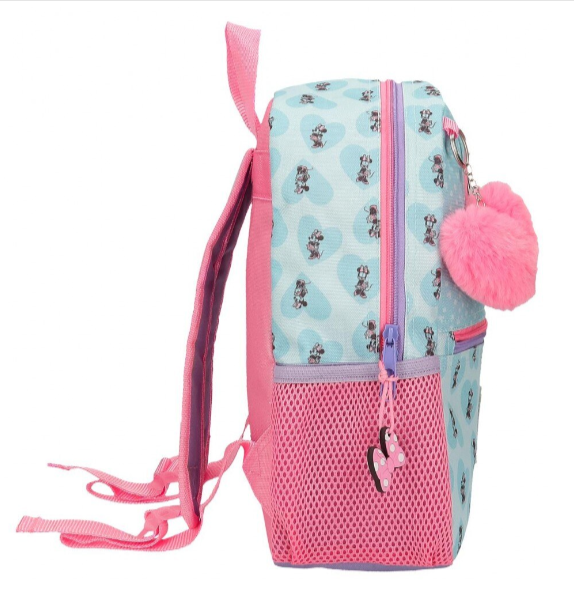 Ghiozdan clasa 0 fete Minnie Mouse My Happy Place roz albastru 25 x 32 x 12 cm [2]