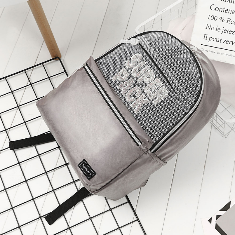 Ghiozdan laptop gri 45 cm S Cool Collection [5]