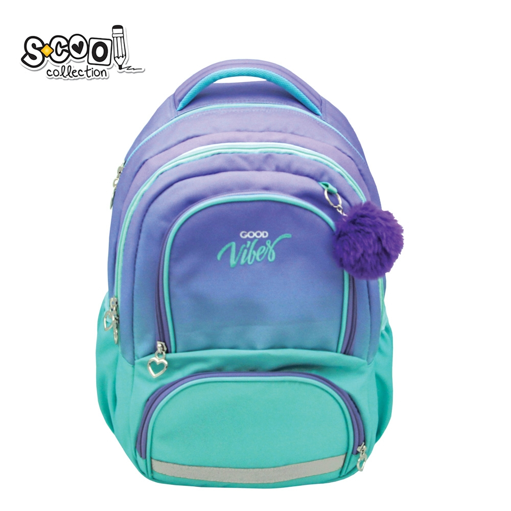 Ghiozdan ergonomic compartiment laptop Good Vibes 20L S-COOL [1]