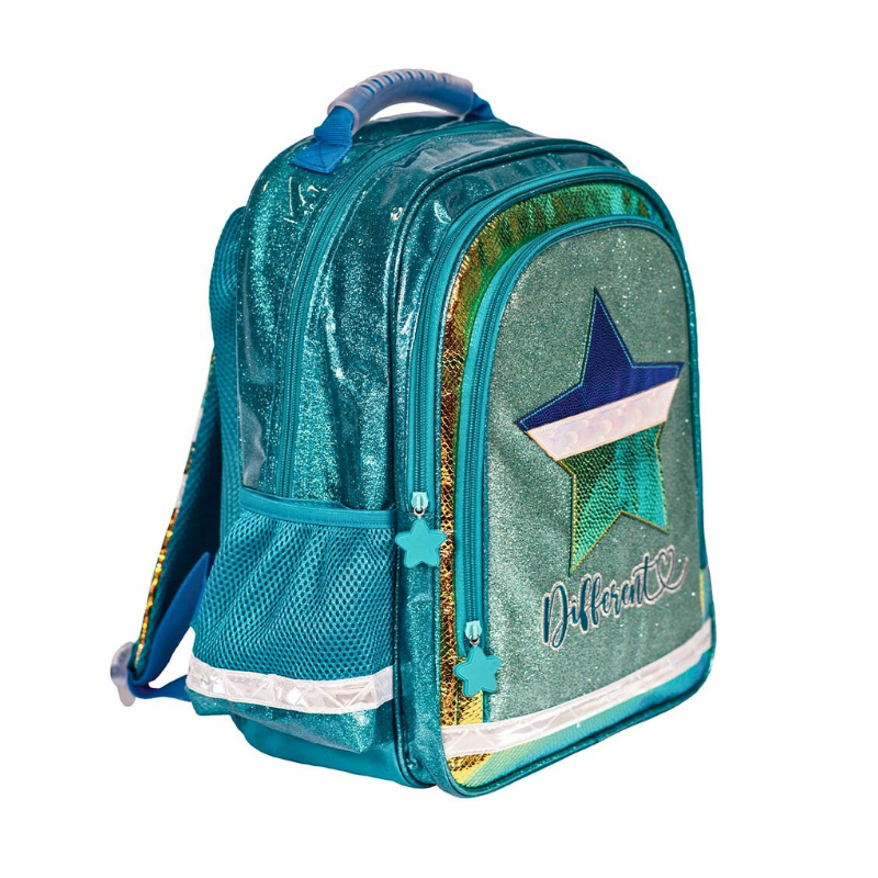 Ghiozdan ergonomic turcoaz 38 cm S Cool Collection [2]