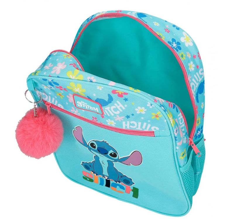 Ghiozdan fete clasa 0 Disney Aloha Stitch 8L [4]