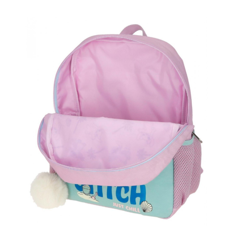 Ghiozdan Disney Stitch Just Chill 8L verde fete clasa 0 [4]