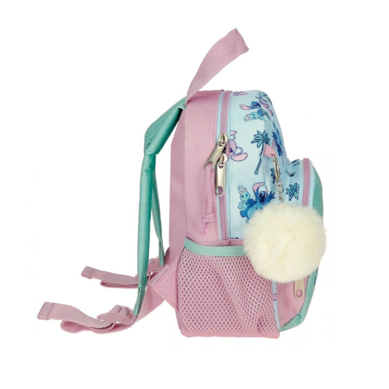 Ghiozdan fete gradinita Disney Stitch Just Chill 3L verde [2]
