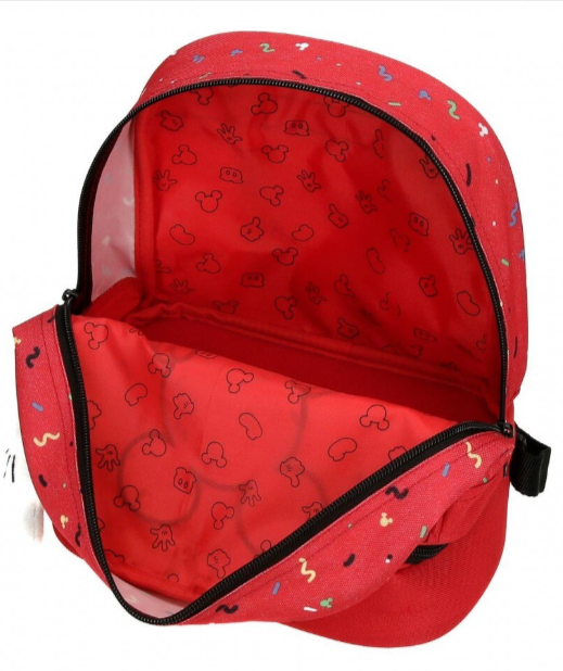 Ghiozdan gradinita Mickey Thing rosu 23 x 28 x 13 cm [4]
