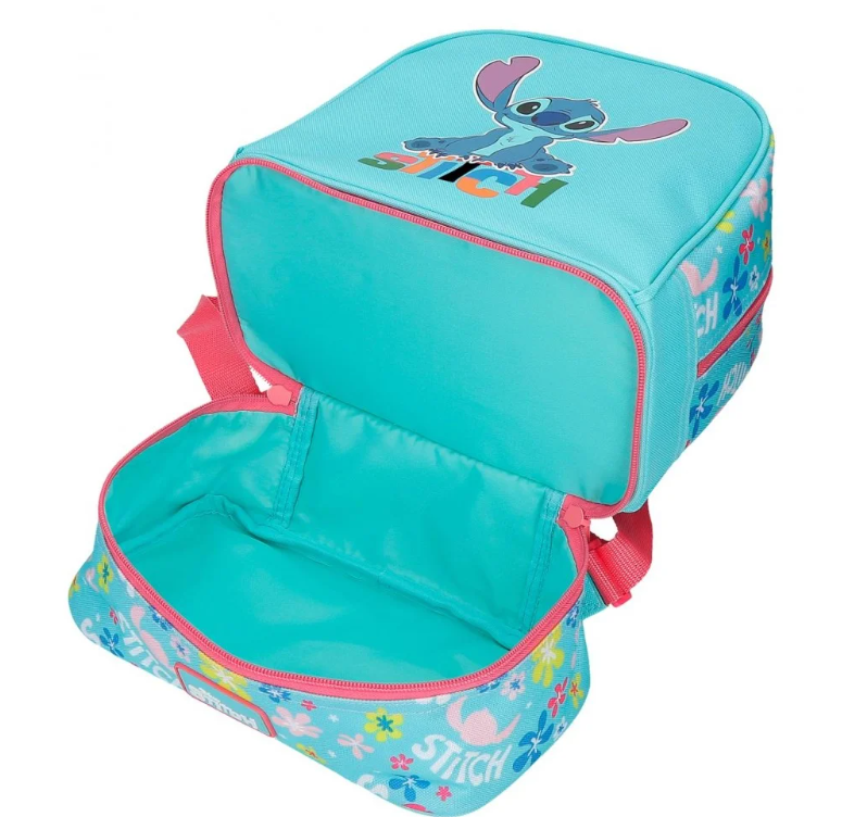 Ghiozdan gradinita fete Disney Aloha Stitch 7L compartiment termic [5]