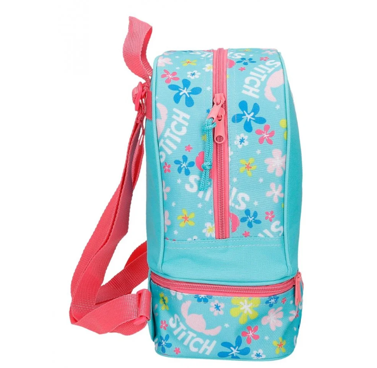 Ghiozdan gradinita fete Disney Aloha Stitch 7L compartiment termic [2]