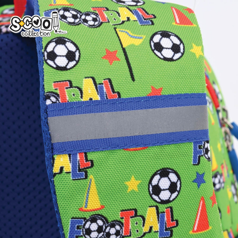 Ghiozdan gradinita verde 11 L Football Fun S Cool Collection [4]