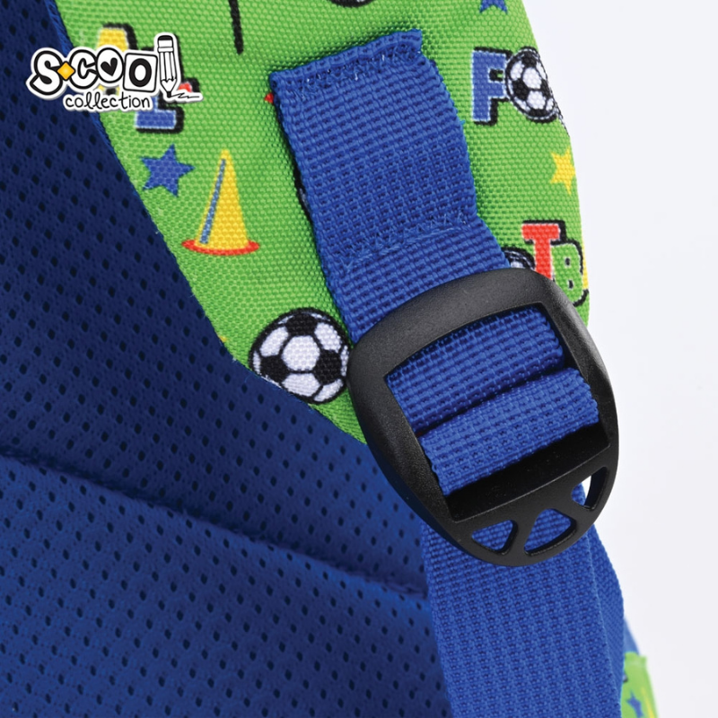 Ghiozdan gradinita verde 11 L Football Fun S Cool Collection [3]