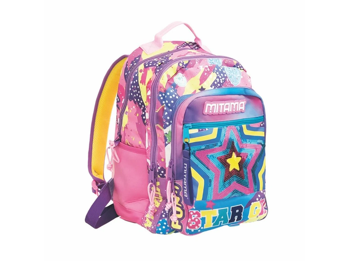 Rucsac scoala fete Mitama New Plus Girl Mix multicolor 28L modele diferite [3]