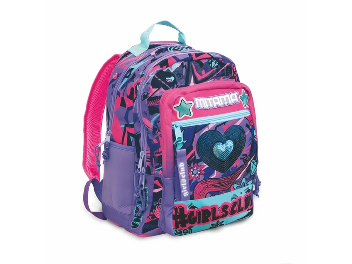 Rucsac scoala fete Mitama New Plus Girl Mix multicolor 28L modele diferite [4]