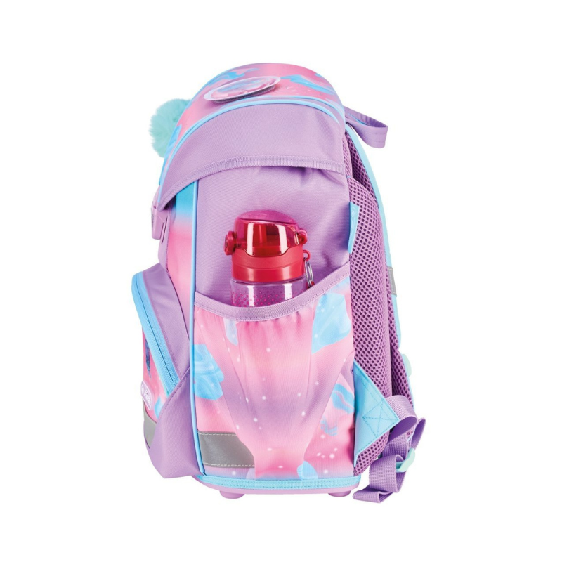 Ghiozdan neechipat Herlitz Ultralight roz fete Ocean Lights 16L [5]