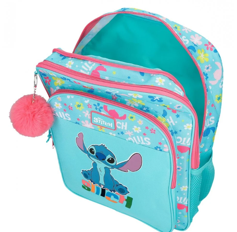 Ghiozdan scoala fete Disney Aloha Stitch 2 compartimente 14L [4]