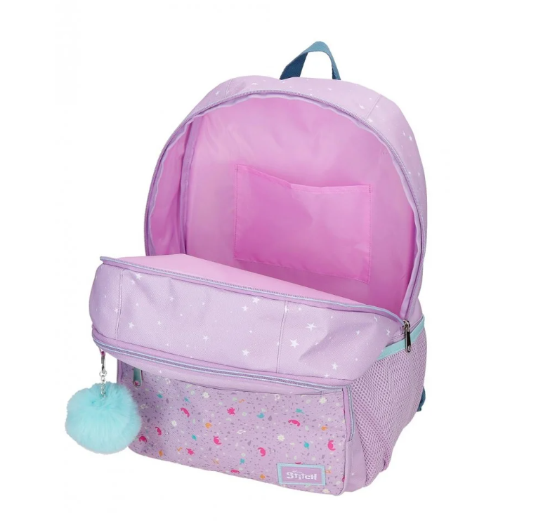 Ghiozdan scoala fete Disney Lovely Stitch 22L 2 compartimente [4]