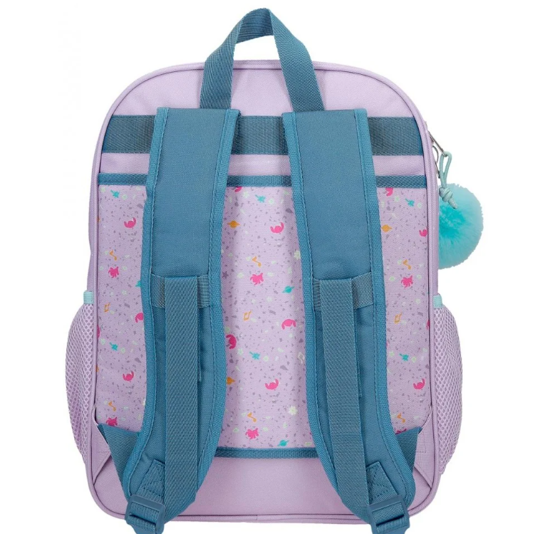 Ghiozdan scoala fete Disney Lovely Stitch lila 12L [3]