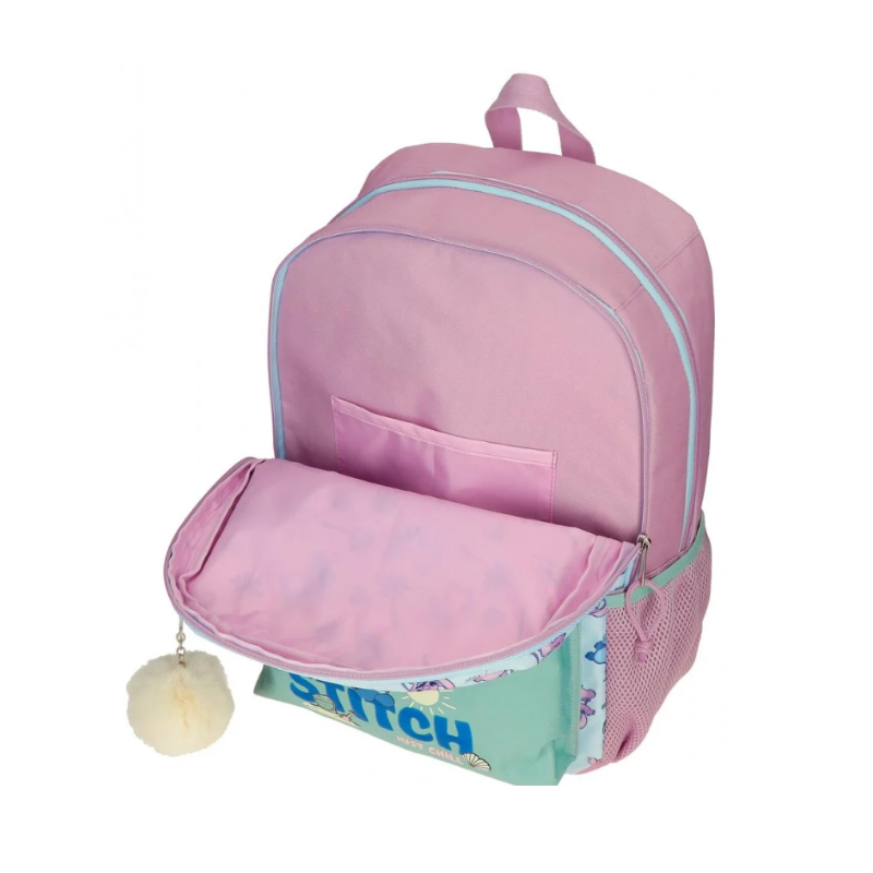 Ghiozdan scoala fete Disney Stitch Just Chill 2 compartimente 19L [4]
