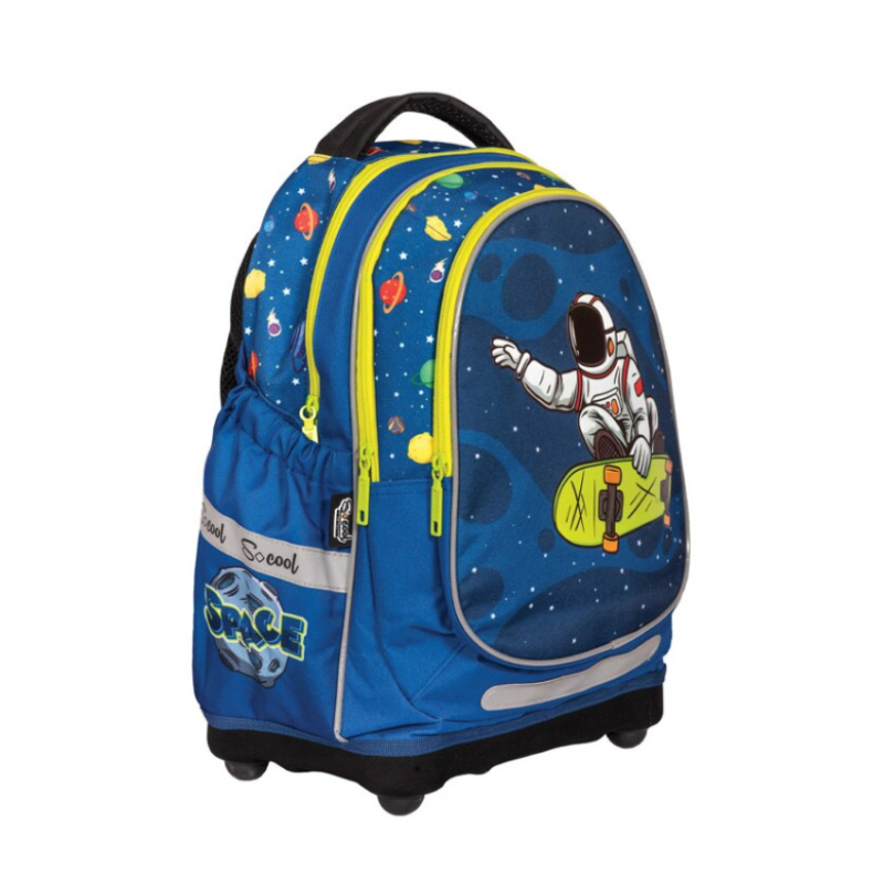 Ghiozdan scolar anatomic albastru 39 cm S Cool Collection [2]