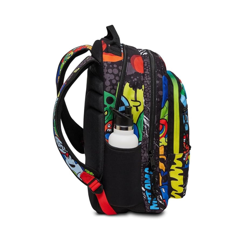 Ghiozdan scolar multicolor 44 cm Mitama [6]