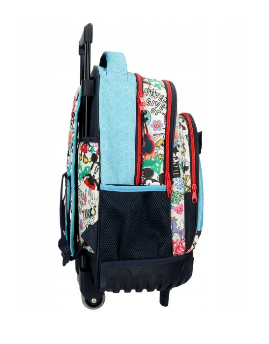 Ghiozdan scolar cu roti Mickey Mouse Be Cool multicolor 32 x 44 x 21 cm [2]
