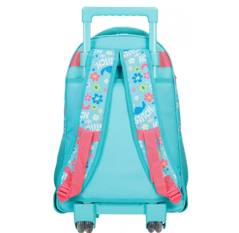Ghiozdan troler fete Disney Aloha Stitch 29L 2 compartimente [3]