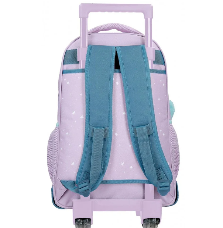 Ghiozdan troler fete Disney Lovely Stitch 2 compartimente 29L [3]