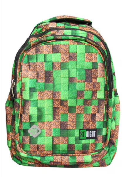 Ghiozdan troler St.Right Pixel Cubes TB01 26L [3]