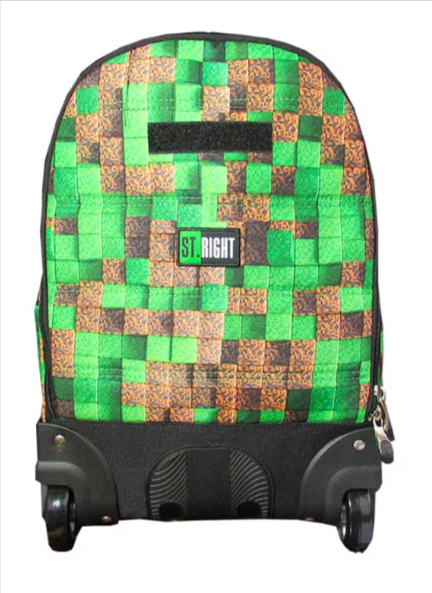 Ghiozdan troler St.Right Pixel Cubes TB01 26L [2]