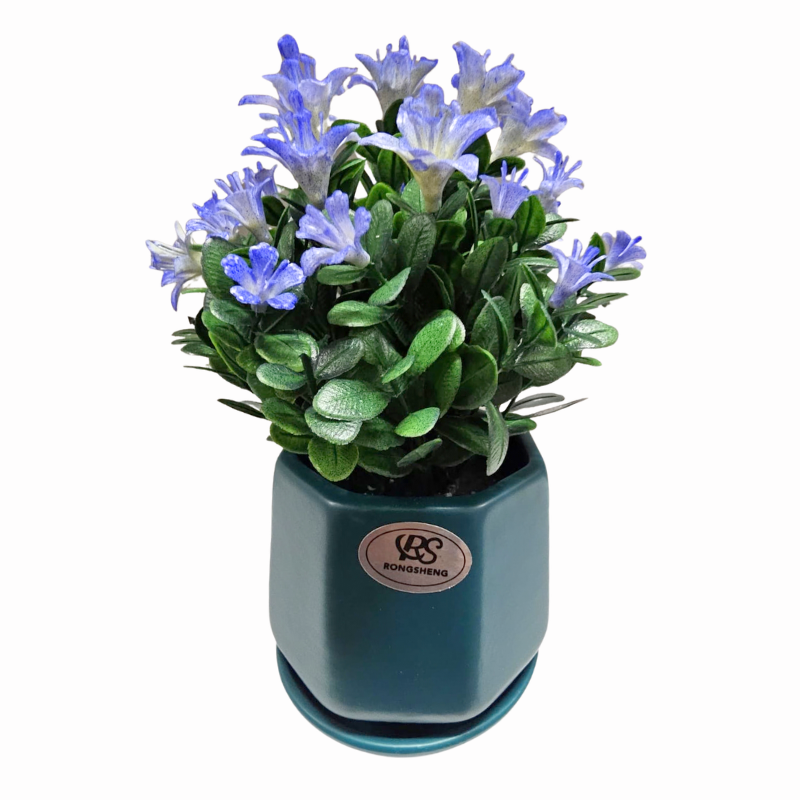 Ghiveci cu flori artificiale culori diferite [5]