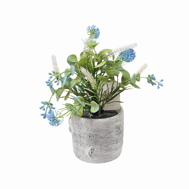 Ghiveci cu flori artificiale culori diferite [2]