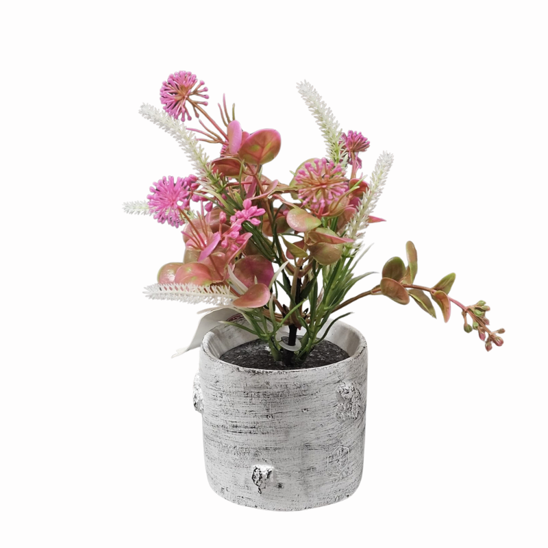 Ghiveci cu flori artificiale culori diferite [5]