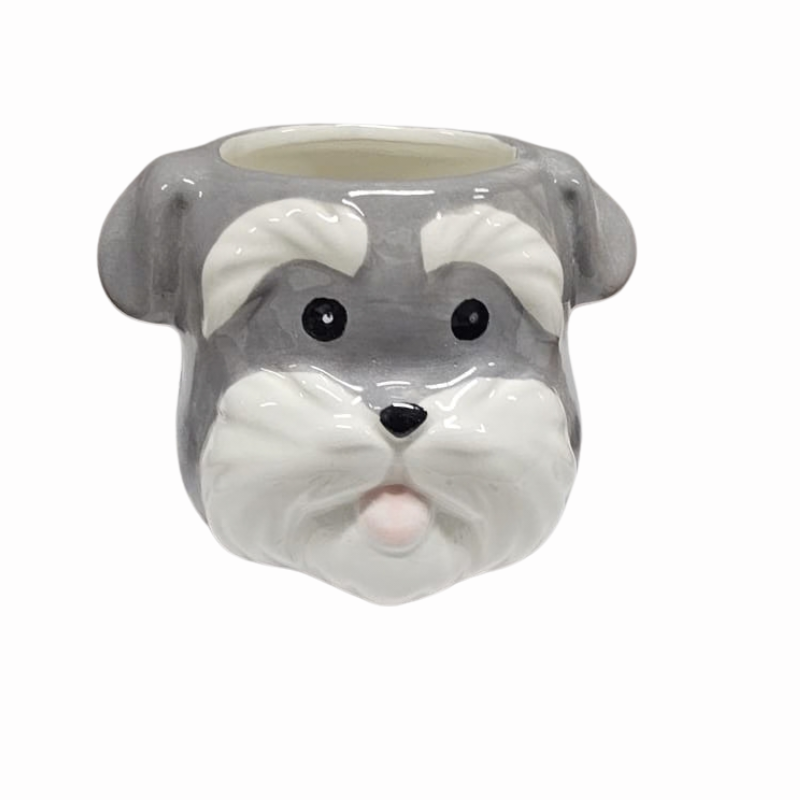 Ghiveci ceramic Catelus diverse rase 9 x 8 cm [8]