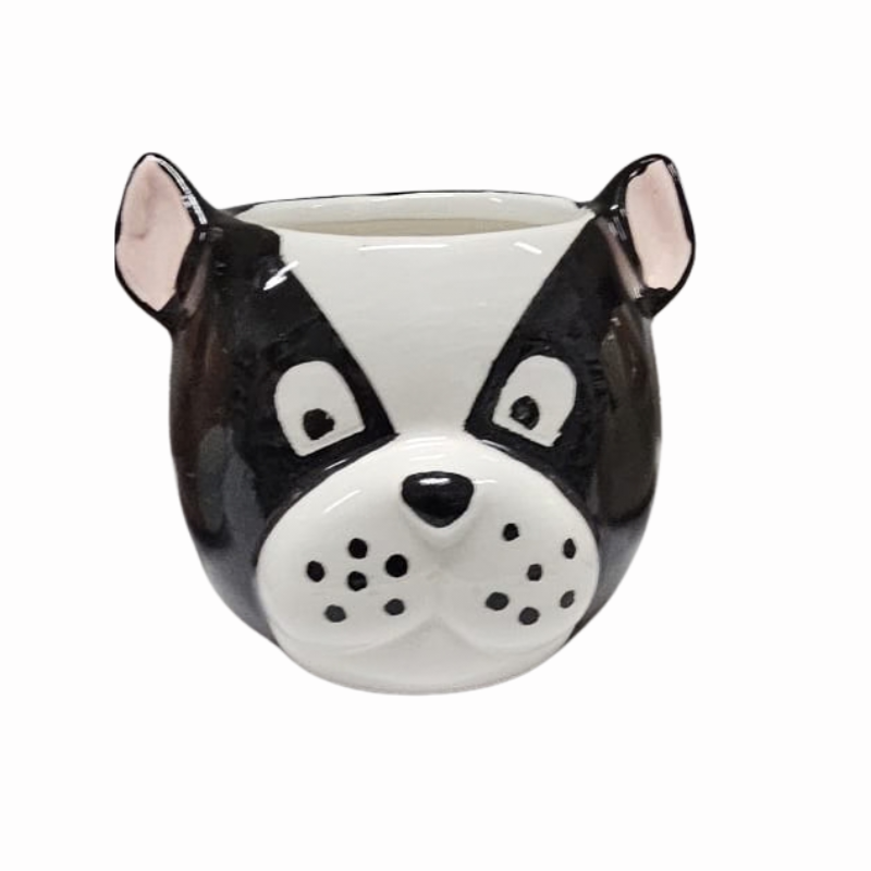 Ghiveci ceramic Catelus diverse rase 9 x 8 cm [3]