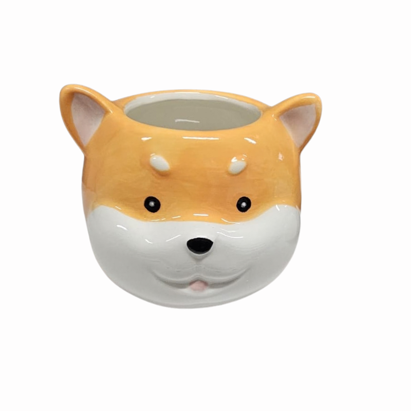 Ghiveci ceramic Catelus diverse rase 9 x 8 cm [7]